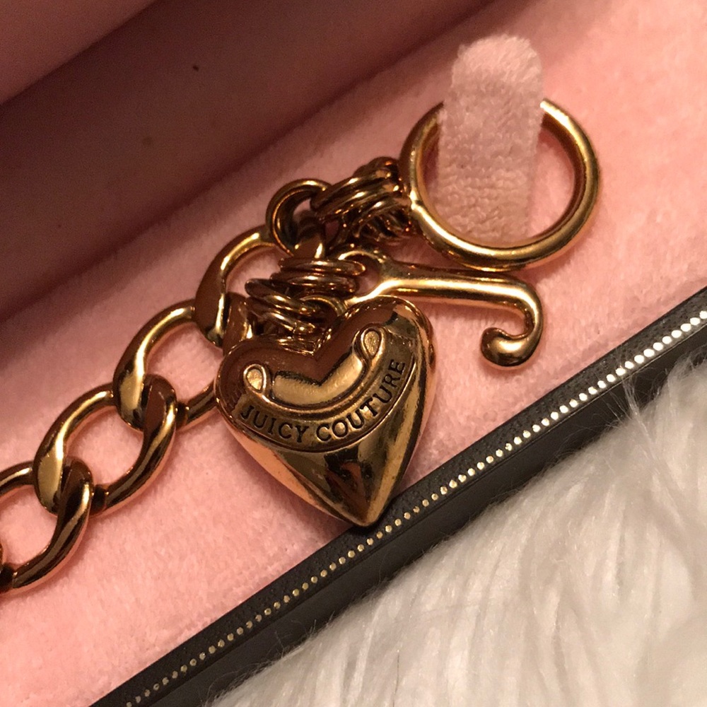Juicy Couture Banner Heart Starter Bracelet